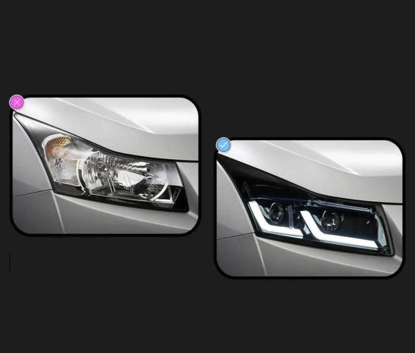 Cruze G30 Tip Bi Xenon Far Seti Sağ Sol TAKIM (Garantisiz) FULL LED - 4