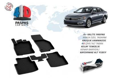 Volkswagen Passat B8 4D Paspas Siyah Omsa 2015- - 1