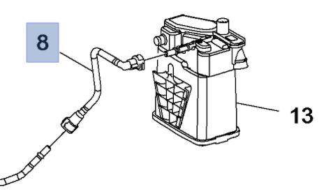 Yakıt Buharlaşma Kabı Borusu Cruze Astra J Kore - 1